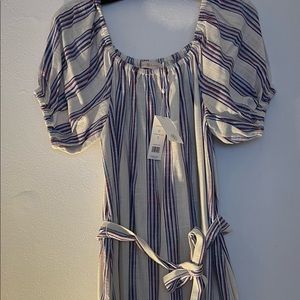 Tory Burch Jamaica stripe midi dress